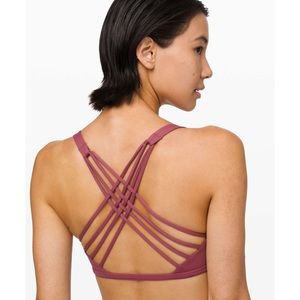 Lululemon Free To Be Bra (Wild) Moss Rose